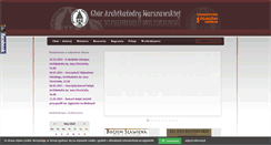 Desktop Screenshot of chorarchikatedry.pl